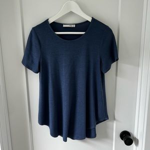 Wilfred Free Blue Flowy TShirt - size M